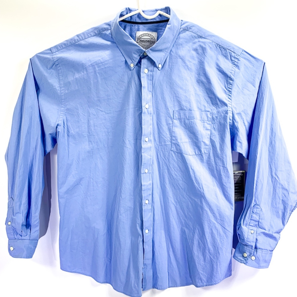 💫Authentic Consensus Mens Shirt Blue Size XXL